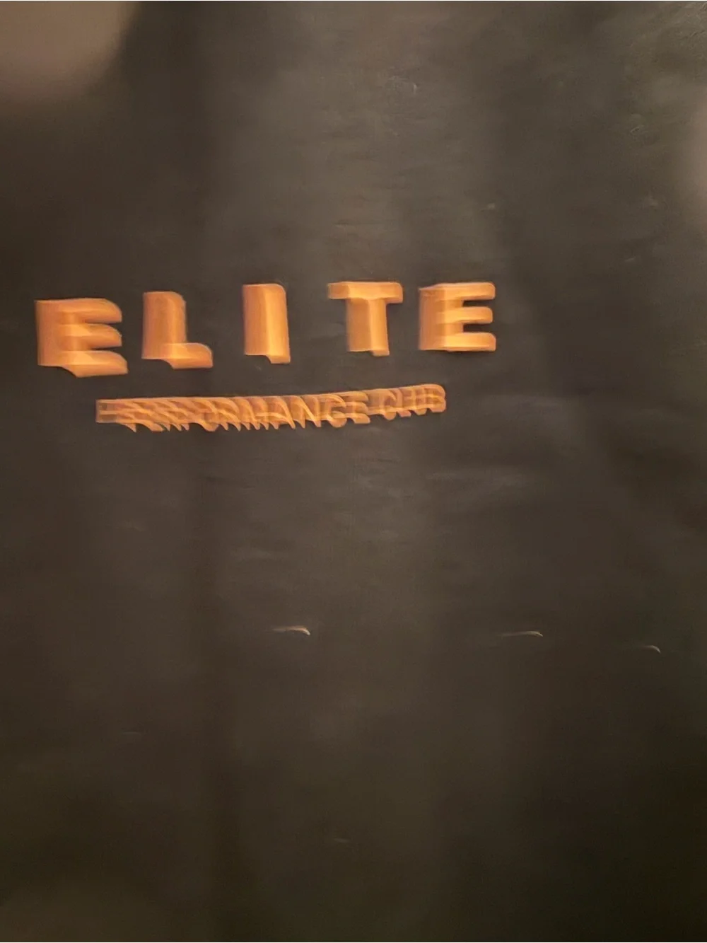 Rodan Elite Performance Club Hoodie Black Orange Graphic Sweatshirt Mens Medium